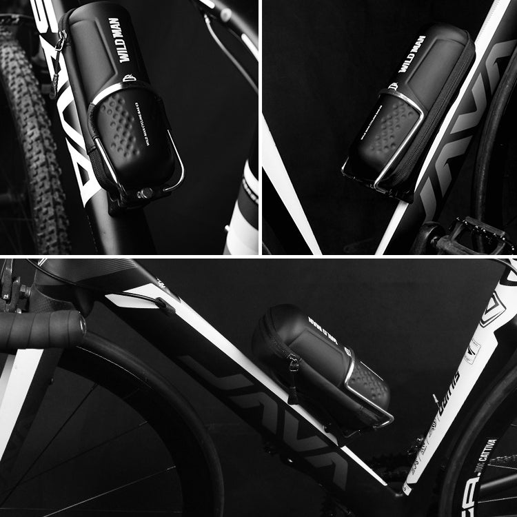 WILD MAN E3 Waterproof MTB Bike Repair Tools Bag Bicycle Tube Bag Riding Accessories, E3 (Black)