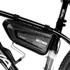 WILD MAN E4 Waterproof Front Bag MTB Mobile Phone Sets Bicycle Tube Bag Riding Accessories, E4