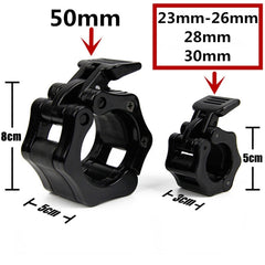 Fast Austrian Bar Chuck Lock Barbell Plastic Buckle, Diameter: 25mm(Black), 25mm
