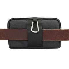 Sports Denim Universal Phone Bag Waist Bag for 5.5~6.3 inch Smartphones, Size: L, L