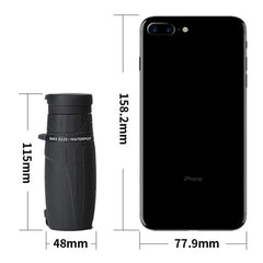 Eyeskey 10X25 Portable Monocular Binoculars Large-field Low-light Night Vision Telescope, 10X25