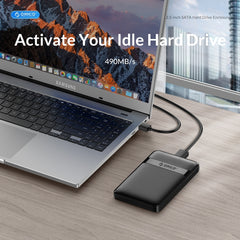 ORICO 2577U3-V1 Grid Texture Design 2.5 inch USB3.0 Micro-B Hard Drive Enclosure Box, 2577U3-V1
