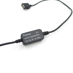 Car Motorcycle Single USB Car Charger DC 12V To 5V 3A Power Adapter for Car GPS Tracker DVR, Length: 1m, Car Single USB Power Adapter