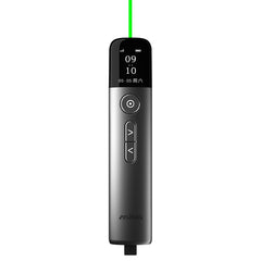32GB Green Light Multifunctional PPT Touch Laser Page Turning Pen Wireless Presenter, A9 Pro 32GB Green Light(Grey)