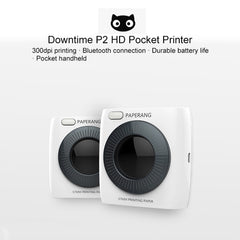 PAPERANG P2 Portable Bluetooth Printer Thermal Photo Phone Wireless Connection Printer, P2 White