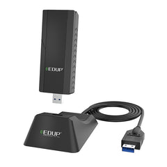 EDUP EP-AC1675 AC1900Mbps 2.4GHz & 5.8GHz Dual Band USB3.0 WiFi Adapter External Network Card, EP-AC1675