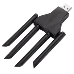 1300Mbps 5G Wireless Network Card Gigabit Dual Band Driver-free USB WiFi Receiver, 1300Mbps 5G