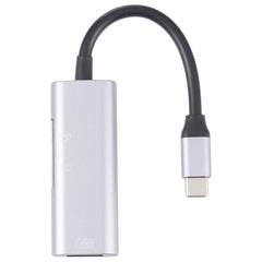 NK-3040 3 in 1 USB-C / Type-C Male to USB Female + SD / TF Card Slots Adapter SD / TF Card Reader, NK-3040