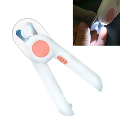 Pet Cat and Dog LED Light Nail Clippers, Pink, Blue