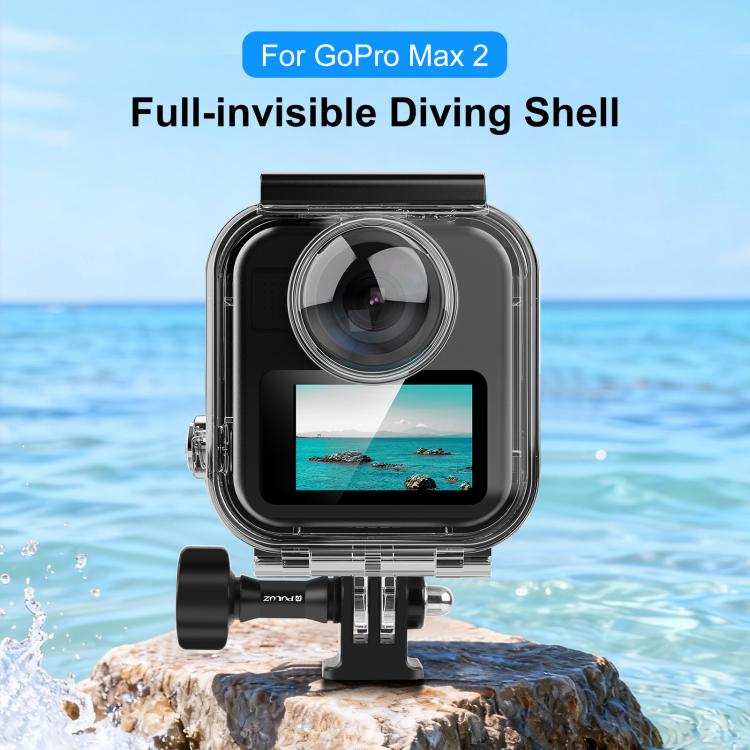 For GoPro MAX2 PULUZ Waterproof Housing 50m Dive Case, Waterproof Housing Case
