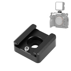 PULUZ Expand Cold Shoe Mount Adapter Microphone Flash Light Aluminum Alloy Holder Bracket, PULUZ Expand Cold Shoe