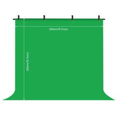 PULUZ 2x2m T-Shape Photo Studio Background Support Stand Backdrop Crossbar Bracket Kit with Clips, 2 x 2m Bracket Kit