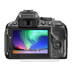 PULUZ 2.5D 9H Tempered Glass Film for Nikon D5300, Compatible with Nikon D5300 / D5500 / D5600, Pentax K-1 / K-1 Mark II, For Nikon D5300