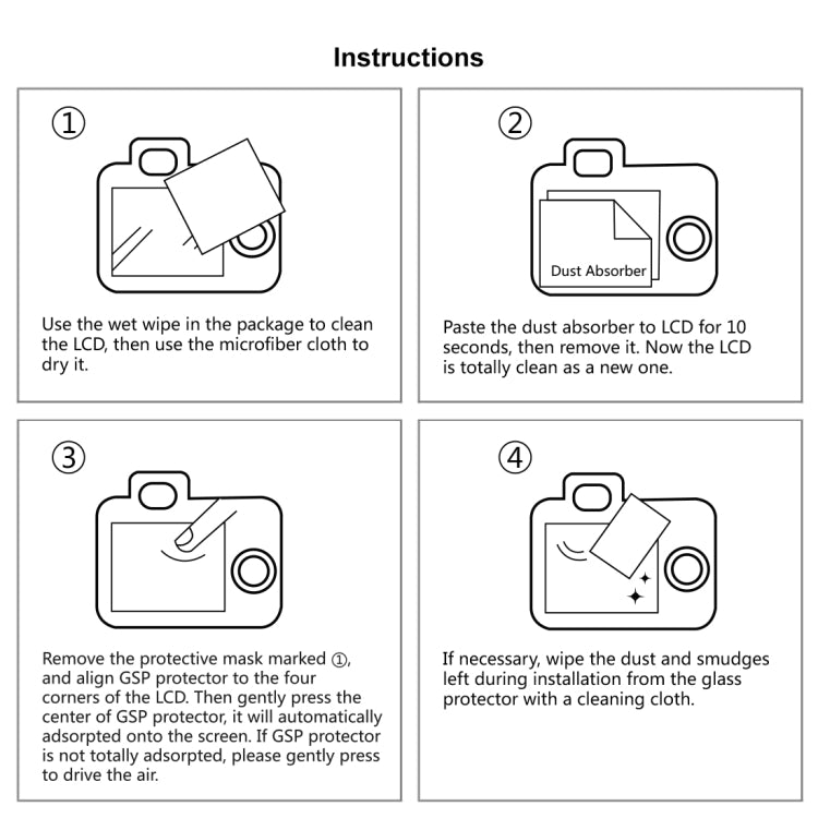 PULUZ 2.5D 9H Tempered Glass Film for Nikon Z6 / Z7, For Nikon Z6 / Z7