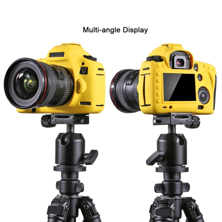 PULUZ Soft Silicone Protective Case for Canon EOS 5D Mark III / 5D3, For Canon 5D Mark III, For Canon 5D3
