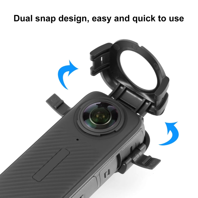 For Insta360 X4 PULUZ Snap-on Lens Guard Protective Cover, For Insta360 X4