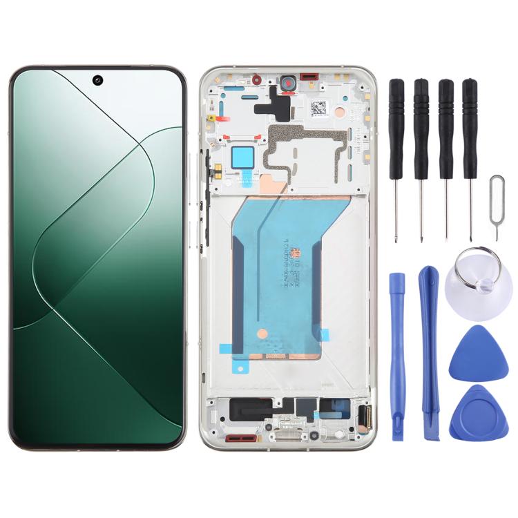 For Xiaomi 14 AMOLED Original LCD Screen Digitizer Full Assembly with Frame, For Xiaomi 14(Original Disassembled)