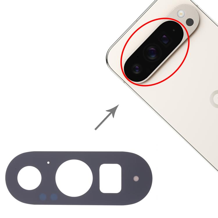 For Google Pixel 9 Pro 10pcs Back Camera Lens, For Google Pixel 9 Pro