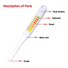 Salinity Analyzer Meter Salty Check Food Salinometer Waterproof Salt Tester , NS01