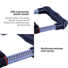 Stainless Steel Hand Wrist Strength Fitness Training Exerciser Devices, Stainless Steel Wrist Strength (Black)