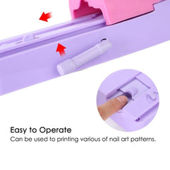 DIY Nail Art Printing Stamp Machine Set