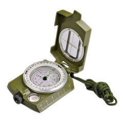 GoldGood DC60-2A Outdoor Multi-function Military Travel Geology Pocket Prismatic American Compass with Luminous Display(Army Green), DC60