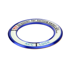 Fluorescent Aluminum Alloy Ignition Key Ring, Inside Diameter: 3.4cm