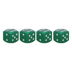 Universal 8mm Dice Style Aluminium Alloy Car Tire Valve Caps, Pack of 4, Dice Style 5, Dice Style  5, Dice Style 4, Dice Style, Dice Shape 5