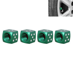 Universal 8mm Dice Style Aluminium Alloy Car Tire Valve Caps, Pack of 4, Dice Style 5, Dice Style  5, Dice Style 4, Dice Style, Dice Shape 5