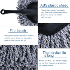 KANEED SL-915 Car Dash Duster Washable Microfiber Interior and Exterior Surface Cleaner Wax Treated Professional Detailing Tool, Size: 34 x 19cm, Surface Cleaner, UK Stock Surface Cleaner, US Stock Surface Cleaner, Surface Cleaner Blue