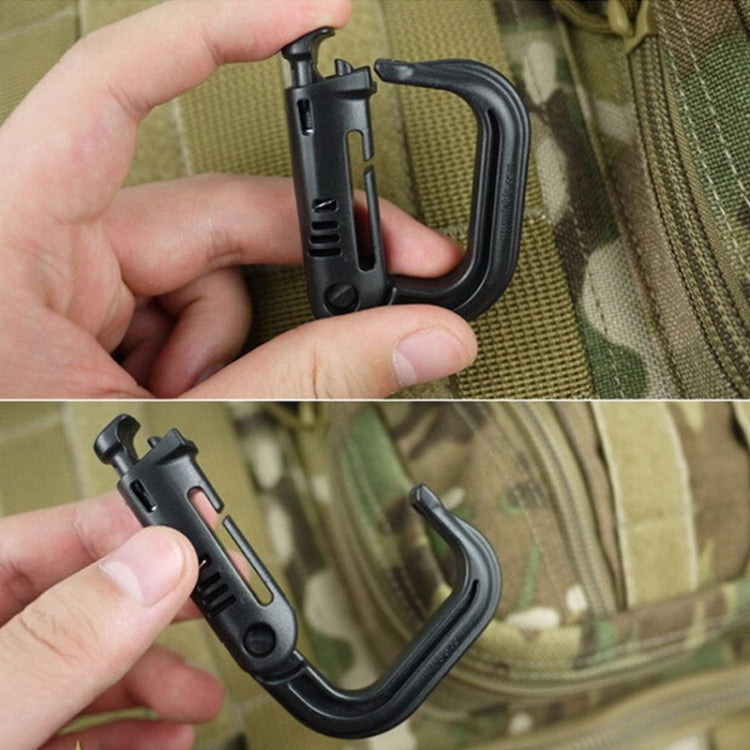 Plastic Portable Carabiner, 4 pcs in One Packaging, The Price is for 4 pcs (Light Grey), 4PCS Plastic Carabiner