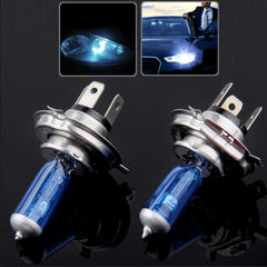 Halogen Bulb, Super White Car Headlight Bulb, 12 V / 55W, 6000K 1700 LM (Pair), H4, 9005, 9006, H7, H11, H1