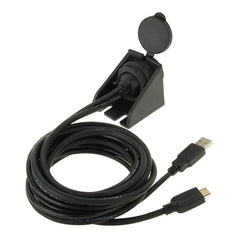 USB 2.0 & Mini HDMI (Type-C) Male to USB 2.0 & HDMI (Type-A) Female Adapter Cable with Car Flush Mount, Length: 2m, USB 2.0 & Mini HDMI Male to USB 2.0 & HDMI Female