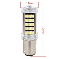 2 PCS 1157/BAY15D 12.6W 630LM 6500K White Light 2835 SMD 66 LED Car Brake / Steering Light, DC12V, 1157