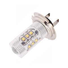 H7 80W 800LM 6500K White Light 16-3535-LEDs Car Foglight , Constant Current , DC12-24V, H7