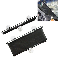 Retractable Car Window Sun Shade for Automobile Front Windshield, Size: 125cm x 58cm, Random Color Delivery, 125cm x 58cm