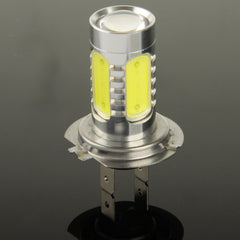 H7 21W White LED Fog Light for Vehicles, DC 12-24V