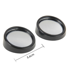 2 PCS SY-022 Car Vehicle Mirror Blind Spot Rear View Small Round Mirror, Diameter: about 5.6cm, SY-022(Black), SY-022