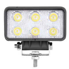 LML-1518 18W 1260-1350LM Epistar 6 LED White 30 Degree Spot Beam Car LED Light Waterproof IP67, DC 10-30V, Spot Light+18W 1350LM