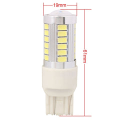 2 PCS T20/7443 16.5W 990LM 6500K White Light 5630 SMD Dual Wire 33 LED Car Brake / Steering Light Bulb, DC12V, T20