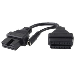 12 Pin to 16 Pin OBDII Diagnostic Cable for Mitsubishi, 12 Pin to 16 Pin