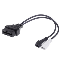 2 x 2 Pin to 16 Pin OBDII Diagnostic Cable for Audi, 2 x 2 Pin to 16 Pin