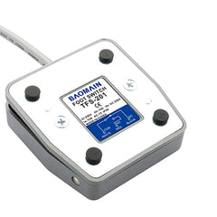 TFS-201 AC 250V 10 A Electric Power Plastic Foot Switch Power Pedal, Cable Length: 1m, TFS-201 1m
