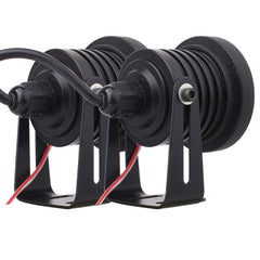 2 PCS 2.5 inch 10W 900LM White + Yellow Light 6500K Waterproof LED Eagle Eye Light for Vehicles, DC 12V, Cable Length: 20cm, 2.5 inch 10W