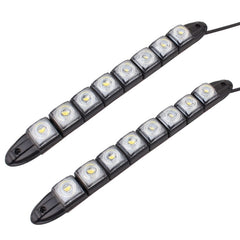 2 PCS  4W 8 LED SMD 5050 Flexible Snake LED Car Daytime Running Lights, DC 12V, 4W