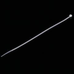 500 PCS 3 x 150mm Self-Locking Nylon Cable Wire Zip Ties, 3mm x 150mm White