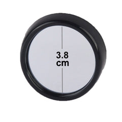 2 PCS 3R11 Car Rear View Mirror Wide Angle Mirror Side Mirror, 360 Degree Rotation Adjustable, 3R-011(Black), 3R-011