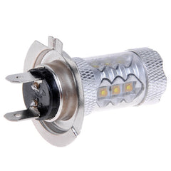 2 PCS H7 800 Lumen 80W 16-3535-LEDs 6000K White Light Car LED Fog Light, DC 12-24V, H7 80W