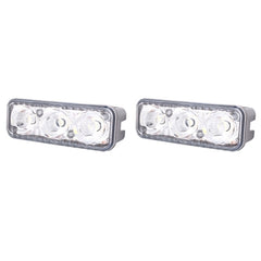 2 PCS MZ 9W 540LM 6500K 3-LED White Light Wired Car Daytime Running Light Fog Lamp, DC12-24V,Light Wire: 15cm, MZ 9W