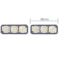 2 PCS MZ 9W 540LM 6500K 3-LED White Light Wired Car Daytime Running Light Fog Lamp, DC12-24V,Light Wire: 15cm, MZ 9W